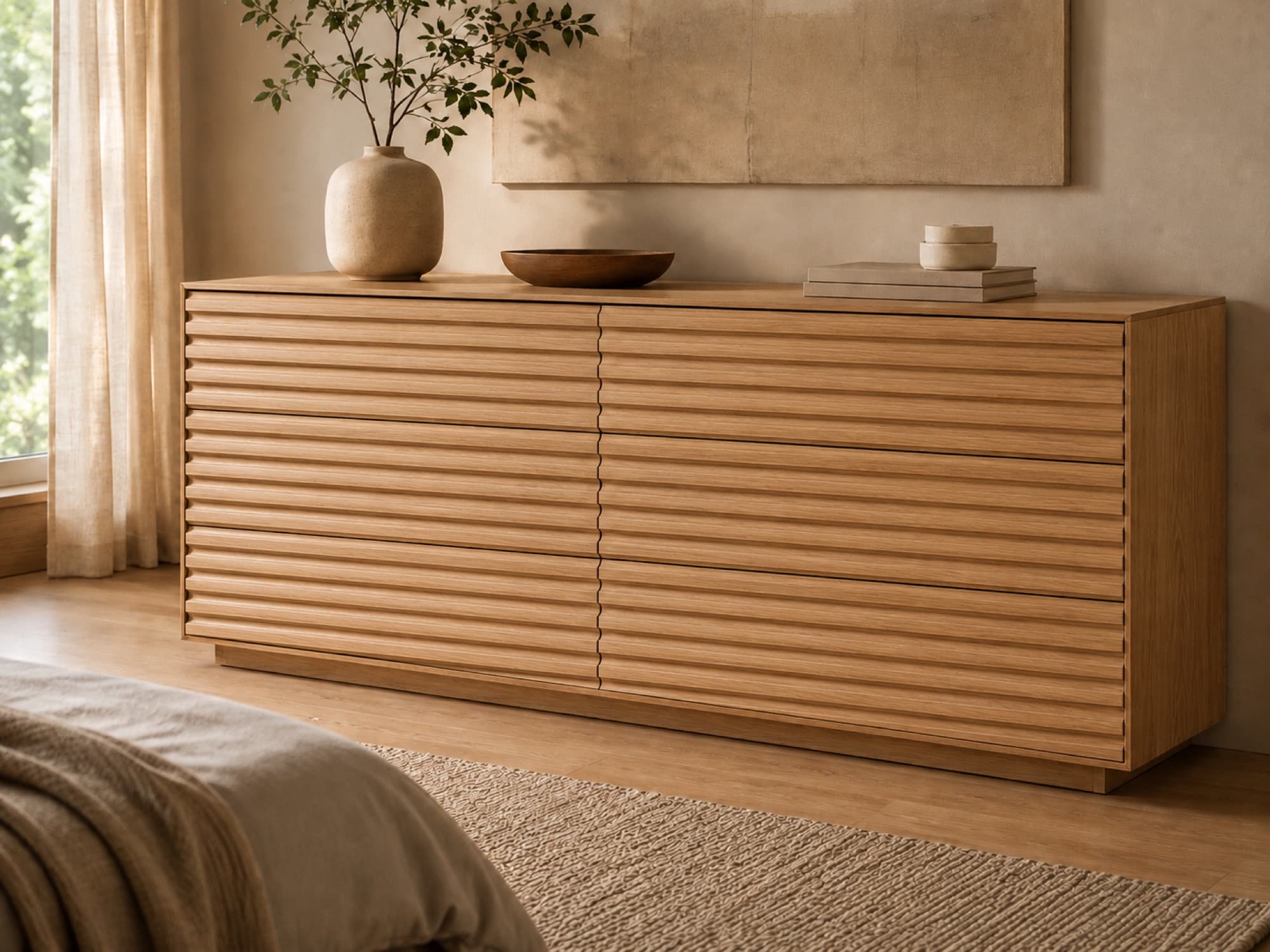 Largo 28 wood wall panel, cabinetry